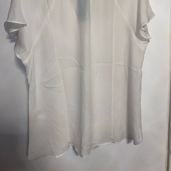 H&M White Blouse with Short Sleeve - Picture 9 of 11